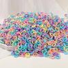 20/50/100 Stück Haargummis für Kinder Buntes Nylon Scrunchie Haargummis Gummiband Kinder Elastische Haargummis Mädchen Accessoires