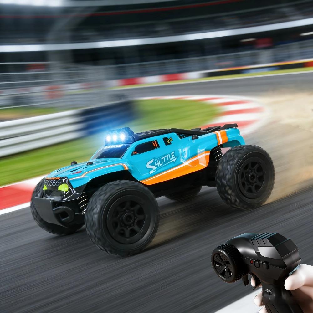Mini Full Scale 1:32 High Speed RC Drift Racing Car, Alloy Off-Road Vehicle 2.4G Control & LED Lights, Ideal Gift for Kids