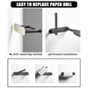 Wall Mounted Toilet Paper Holder Self Adhesive Stainless Steel Toilet Roll Holder Rustproof Space Saving Tissue Roll Holder