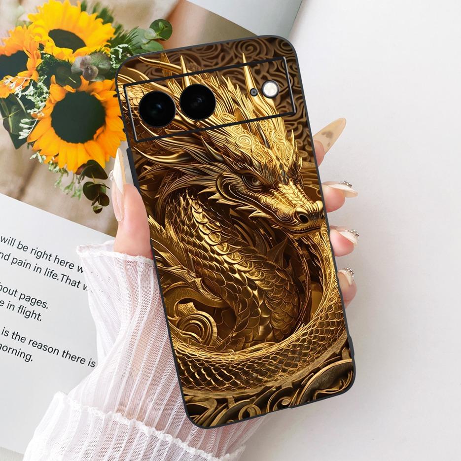 For Google Pixel 7A Case Pixel7 Pro Luxury Flower Butterfly Painted Cover Soft Silicone Case For Google Pixel 7 Pro Pixel7A Bags