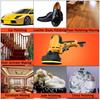Durable Car Polisher Buffers Polishing Waxing Machine Adjustable-Speed W/Wrench