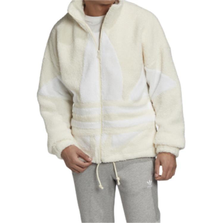 Adidas Velvet Jackets Men's Stand Collar Thickened GC8696
