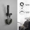 Black Toilet Bidet Nozzle Set Nozzle Gun Shower Handheld Bidet Faucet Portable Toilet Bidet Sprayer Household Hose Self-Cleaning