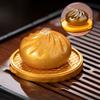 Color-changing Small Steamed Buns Tea Pet Ornaments Creative Tea Tray Decorative Household Resin Handicrafts Teaware Accessories