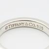 Używany TIFFANY&Co. Pierścionek Notatki Wąski EU#49 Srebro925 2,7g Srebrny Klasyczny