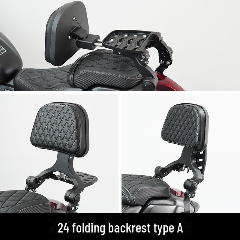 CFMOTO 250CLC Waterproof Side Bag & Anti-Fall Bumper Accessories with Folding Backrest and Step Shelves