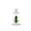 Creative Nordic Style Christmas Trees Candlestick Glass Large Pallet Candle Holder Slim Tall Foot Candle Stand Party
