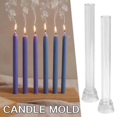 Plastic Candle Moulds For Pouring Reusable Easy To Demold For Home Decoration