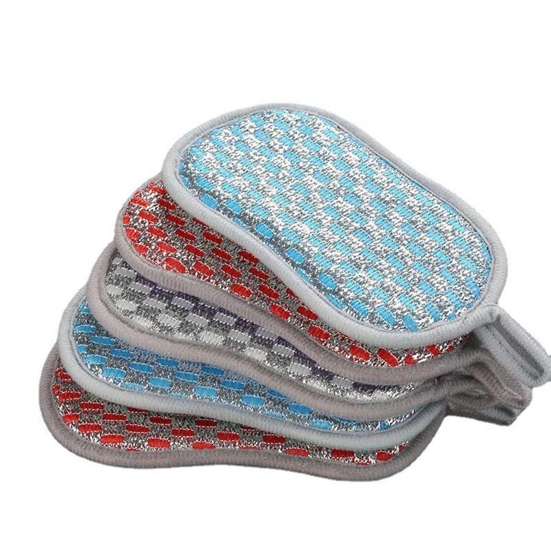 Non-Scratch Double-Sided Kitchen Sponge and Scouring Pad