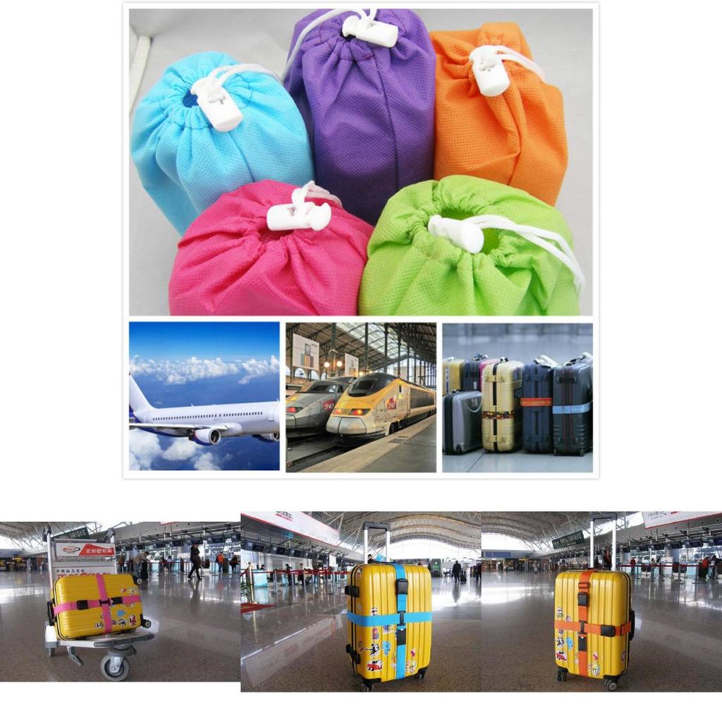 Lightweight Travel Luggage Ties With Durable Wearresistant Material For Suitcase Packing