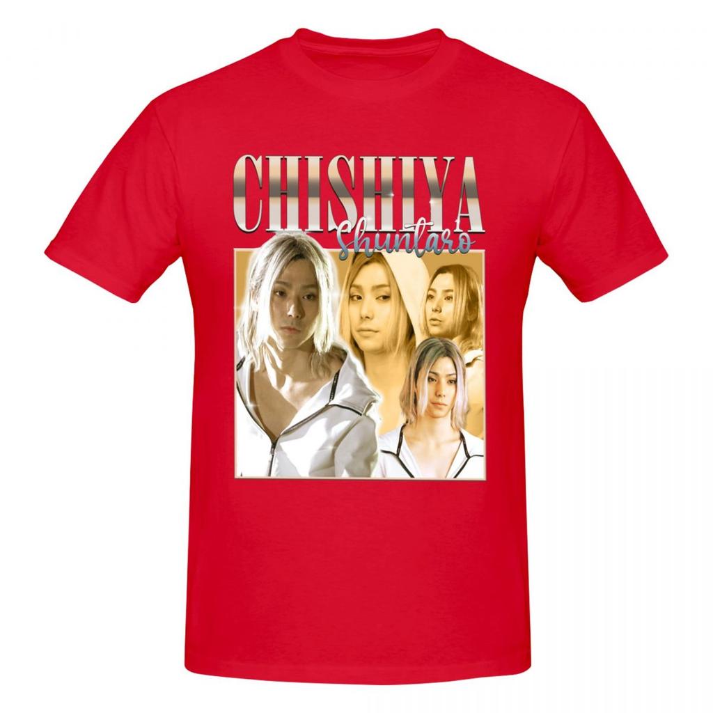 Unisex Alice In Borderland Chishiya Shuntaro T Shirt Streetwear Plus Size Cotton Custom Sleeve Tshirts