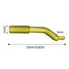 20Pcs/set Lake Fishing Hook Sleeves Hair Rig Line Aligner Sleeves Lake Fishing Tackle Tackle Tool Fishing Hook Kickers