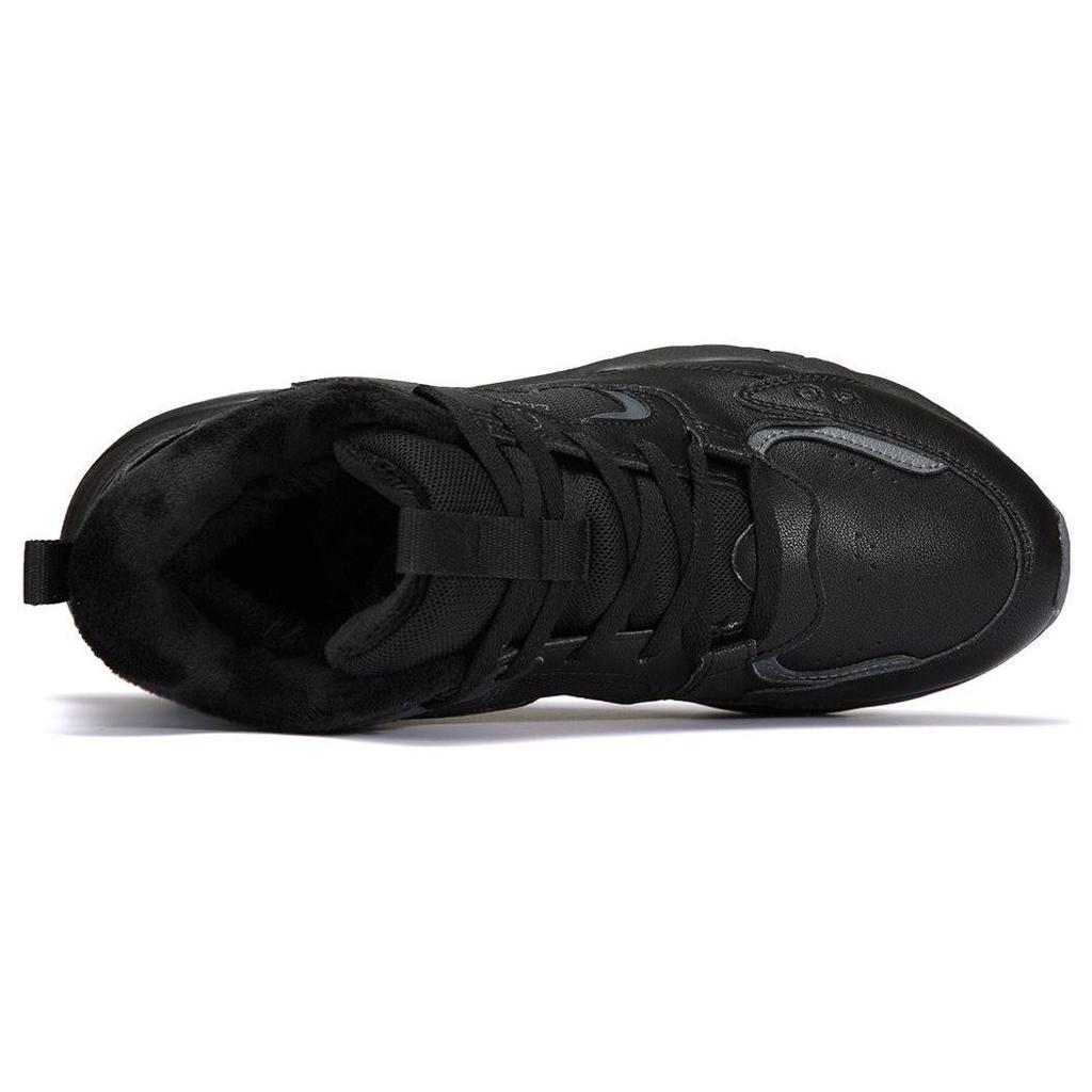 Li Ning Textile, Synthetic Leather Slip Resistant, Abrasion Resistant, Breathable, Thermal High top Sports Casual Shoes AGLS209-3