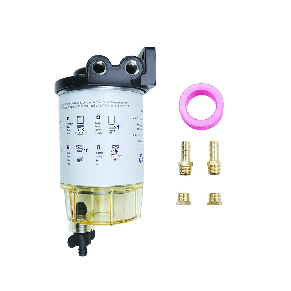 S3213 Fuel Water Separator Filter 10 Micron For Mercury Yamaha Racor Sierra Quicksilver Boat Engine Assembly Kit