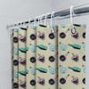 Colorful Magical Pottery Pattern Shower Curtain Bathroom Decor Home Accessories Decoration 180 x 205cm