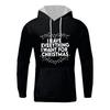 Christmas Print Loose Men's Hoodie