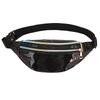 1 Pezzo Borse da Petto con Motivo Geometrico in Pelle PU per Ragazze Ragazzi Laser Impermeabile Marsupio Sportivo Tasca Borse a Tracolla