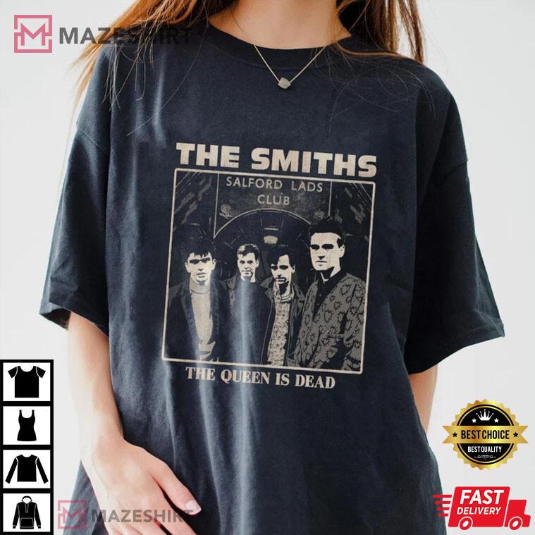 The Smiths Shirt The Smiths Cotton Black Unisex T-shirt S5XL VN2624 XXXXL