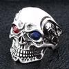 Vintage Gothic Skull Rose Ring For Men WoVintage Gothic Skull Rose Ring For Men Women Hip Hop Biker Finger Ring Halloween Birthd