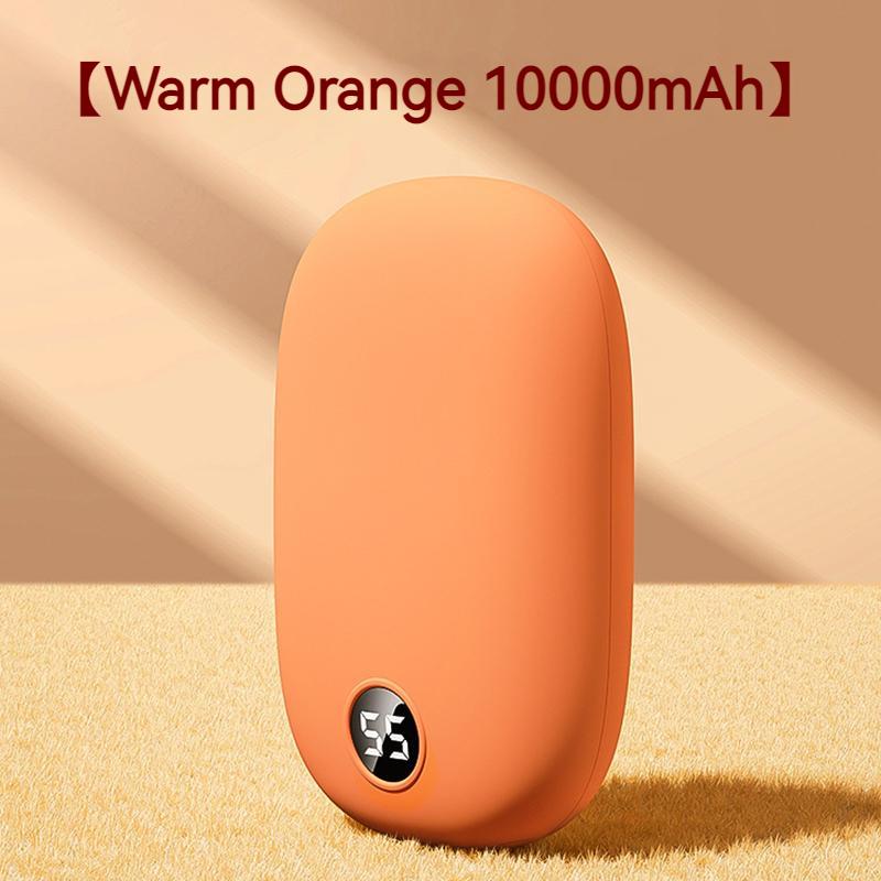 2 In 1 USB Rechargeable Handy Warmers Winter Handheld Warmers Heater Electric Heater Warmer 10000mAh Hand Warmer Power Bank