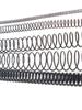 Ressorts hélicoïdaux de compression: Diamètre de fil 0,3/0,4/0,5/0,6 mm, Diamètre extérieur 2-10 mm