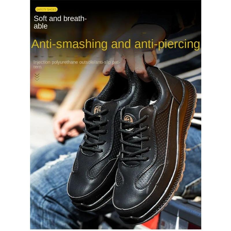 Insulated 10kV Safety Shoes Men's Anti-Smashing and Anti-Penetration Winter Fleece-lined Mid-Sole Safety Shoes Insulated Shoes