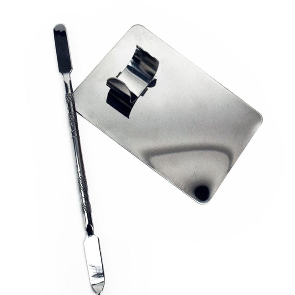 The Ga Makeup Palette Set Small Silver 2 Pcs
