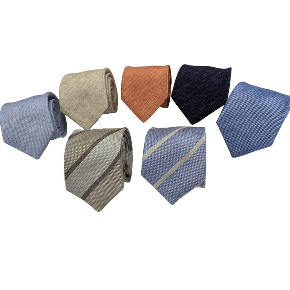 Fujiyama Woven Linen Hemp Blend Made In Silk and Job Freshman Stylish [C CRAVATTERIA] Tie, Necktie, Japan, Linen, Men's, Business, Recruitment,