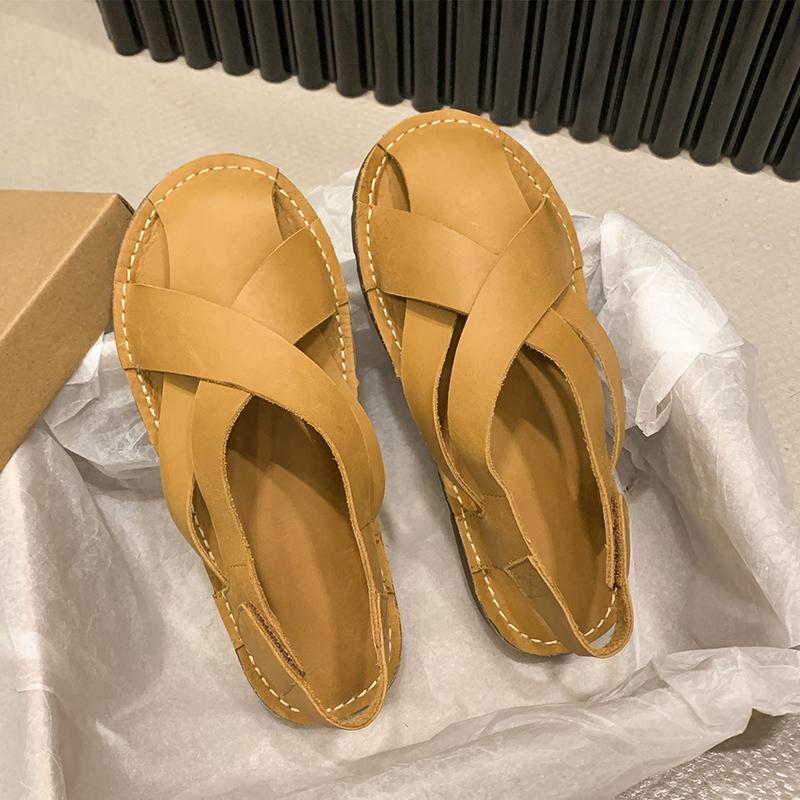 

Модные новые женские сандалии летние с открытым носком женская обувь плоские сандалии для женщин нескользящие удобные легкие сандалии для ходьбы 42 хаки