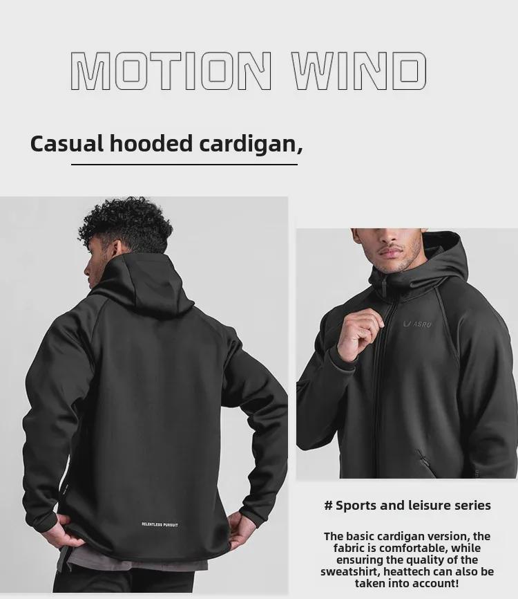 Cárdigan Holgado con Capucha para Hombre de Estilo Coreano: Sudadera de Manga Larga con Cremallera para Primavera/Otoño