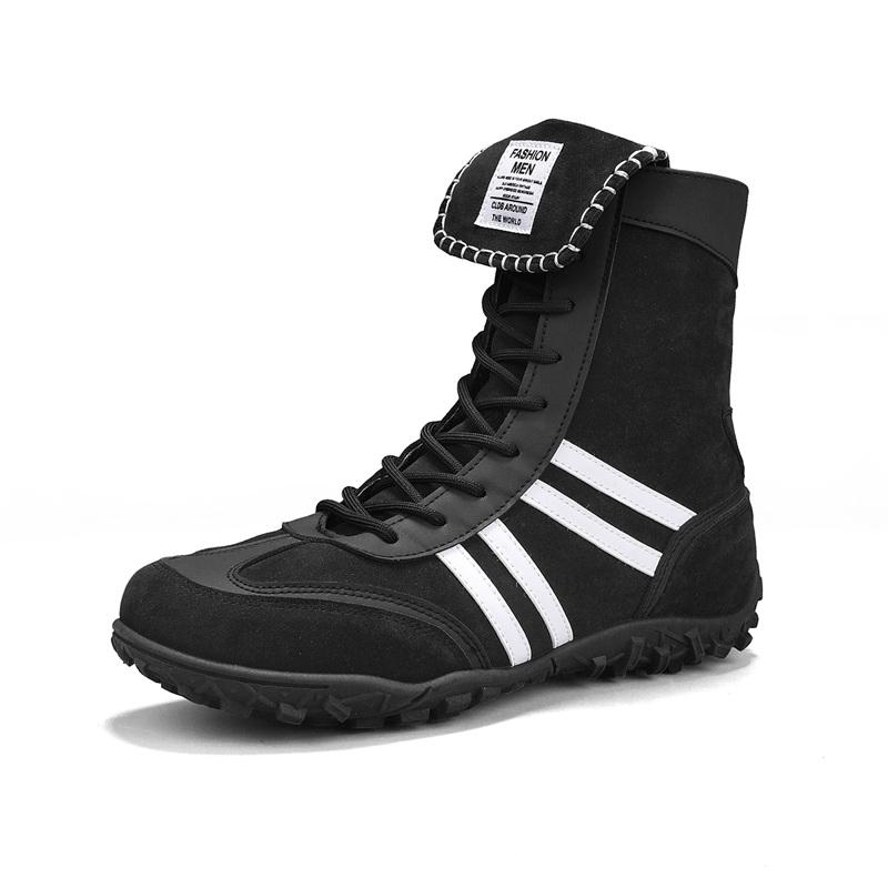 Men s high top casual sports shoes, fashionable casual large sized loafers, men s boots, work men s shoes Comfortable Fashionable Daily Wear Footwear 42