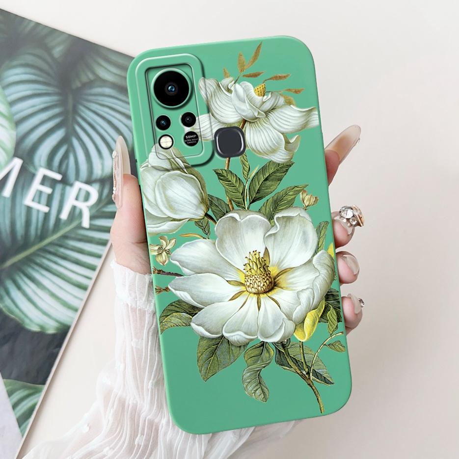 For Infinix Hot 11S Case X6812 X6812B Cute Panda Cartoon Cover Shockproof Phone Cases For Infinix Hot 11S NFC Hot11s Soft Fundas