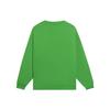 Lining Logo Print Pullover Long Sleeve Sweatshirt Unisex Tops Green AWDSG91-3