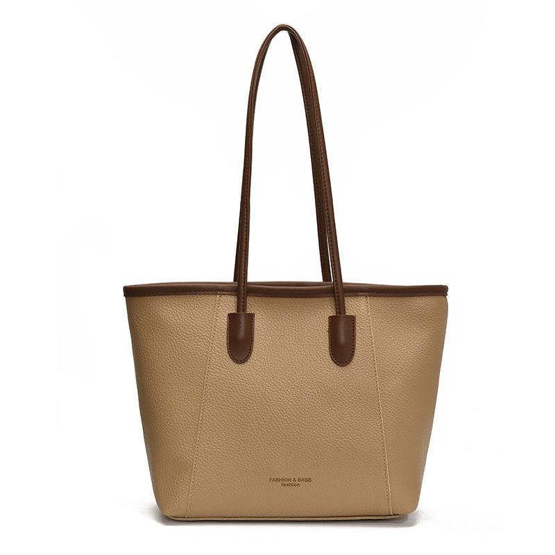 Premium Textur Retro Pendler Damen Tasche neu atmosphärisch schlicht und vielseitig Schulter Achseltasche Tragetasche