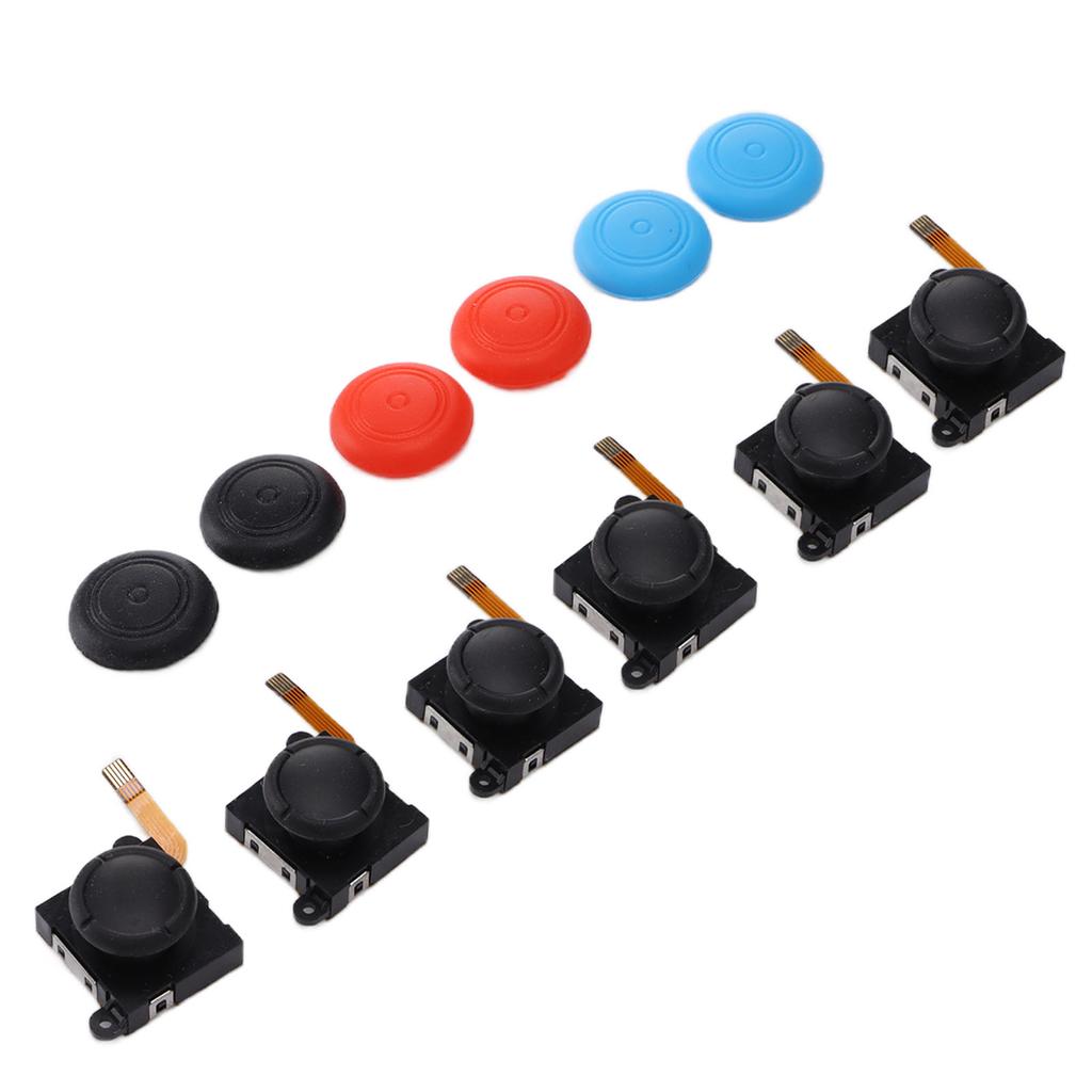 QM2107096 6pcs Joystick Replacement 3D Analog Left Right Joysticks Rocker Replacement for Joycon