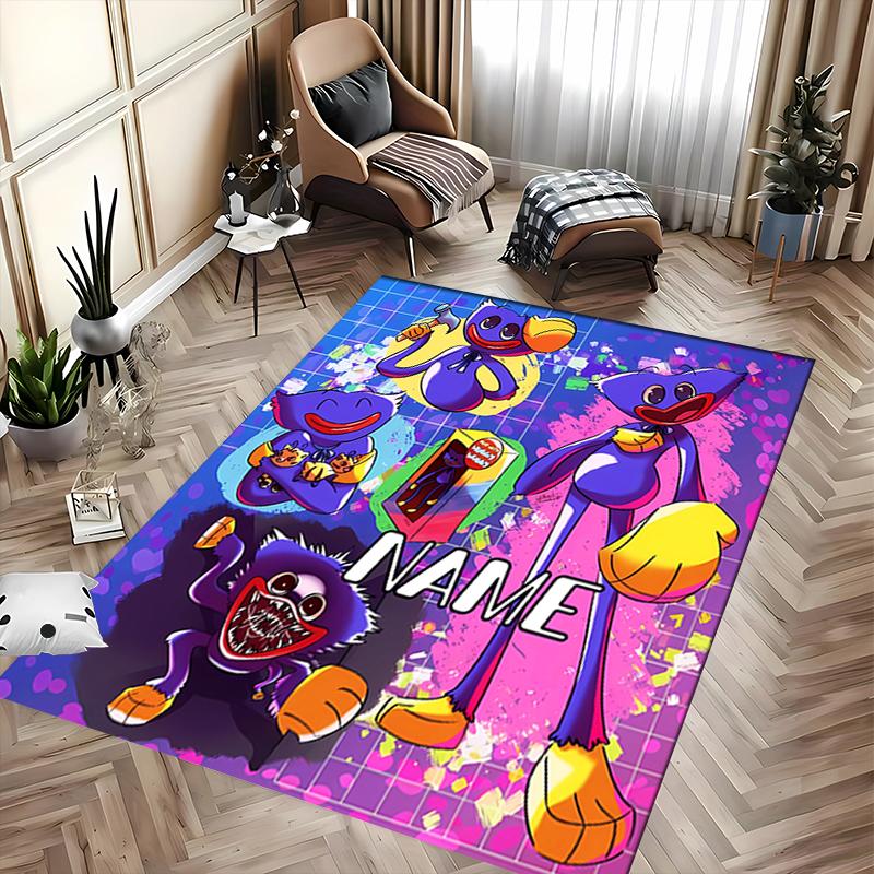 Custom personalization Poppy Playtime Area Rug - Perfect For Kitchen, Bathroom,Laundry Room Decor Large Size Available,Gift All Seasons