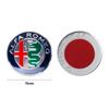 For Alfa Romeo 159 147 Giulietta Stelvio 4C MITO 156 Giulia GT Car Hood Front Rear Trunk Steering Wheel Emblem Badge Replacement zw1