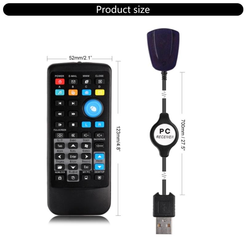 Maus Tastatur Center Controller Drahtlose Maus Fernbedienung Drahtlose Medien IR Fernbedienung für System