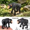 Wild Jungle Animal Models: Mini Pig, Deer, Fox, Squirrel, Elk & Raccoon Toys