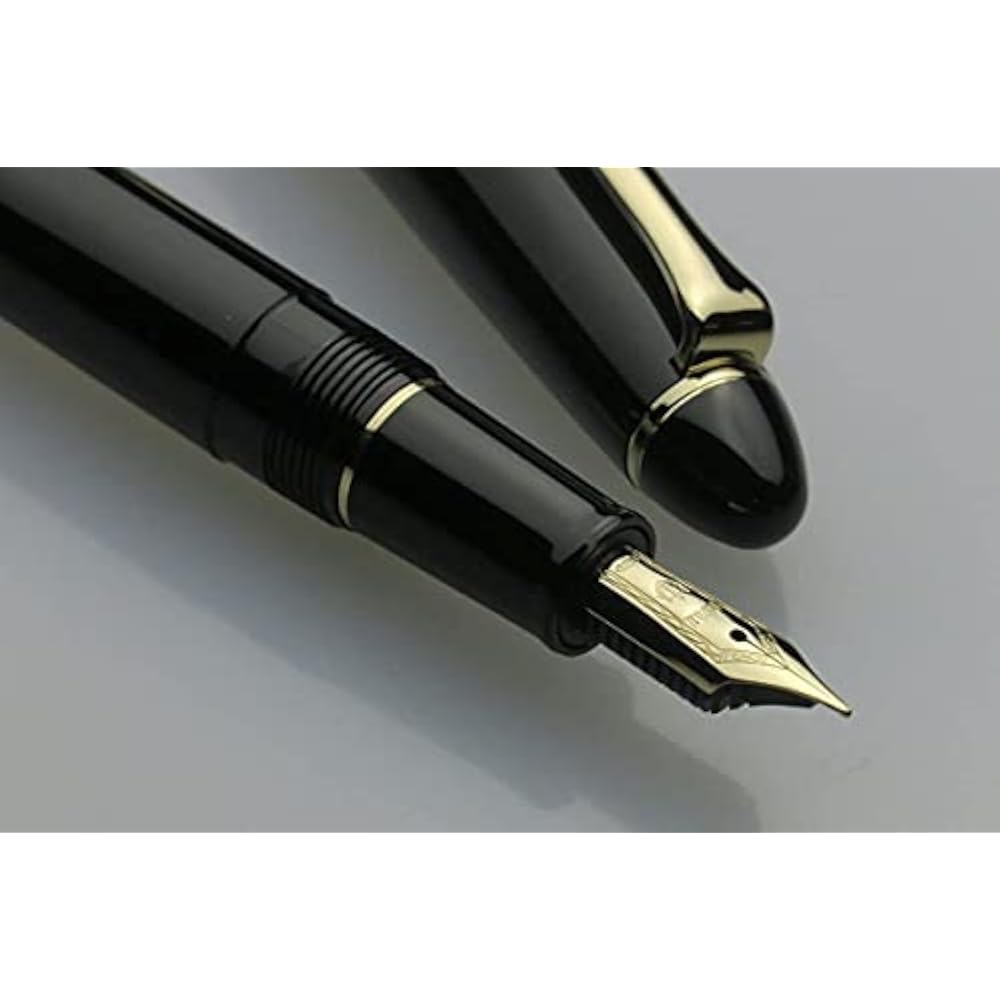Sailor Fountain Pen Profit Casual Gold Trim Black Music 11-0570-920