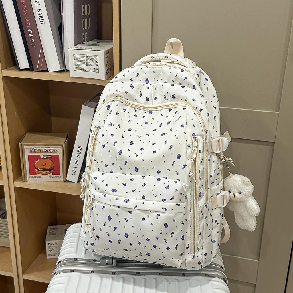 Schoolbag Japanese New Backpack Girls Large Capacity Schoolbag Junior High School High School Cute High Value Commuter Light Backpack