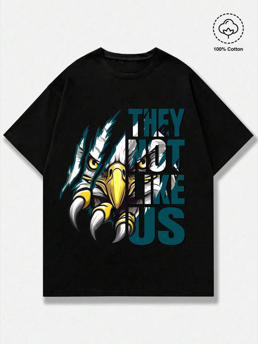 

Summer Regular Fit , Y2K Style, Philadelphia Football Team Body Unisex T-Shirt M