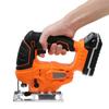 3000PM Cordless Jigsaw Adjustable Woodworking Electric Jig Saw Power Tool with 6000Mah Battery