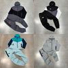 SynaWord Unisex Slim Fit Patchwork Hoodie & Sweatpants Set