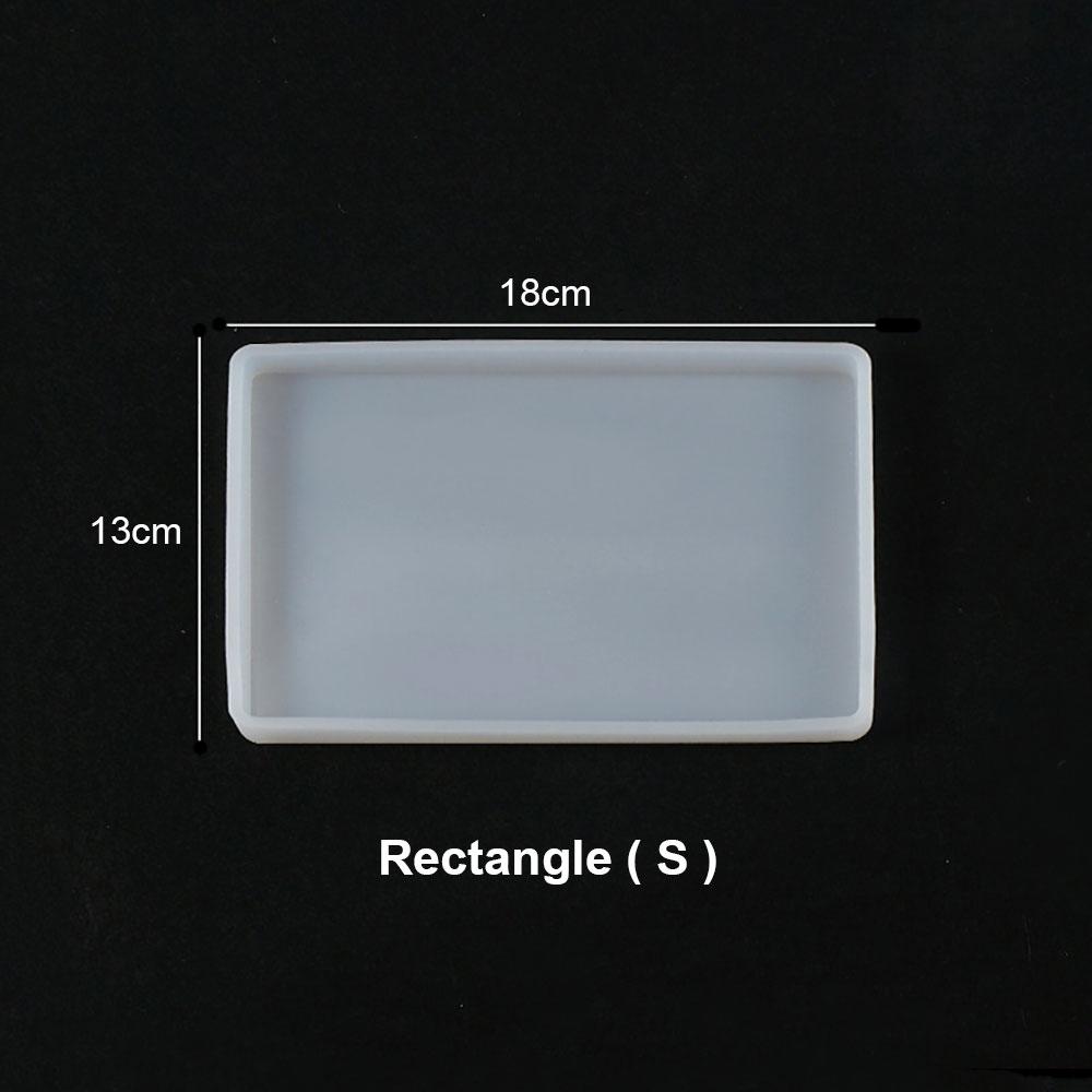 Silicone for DIY Coaster Resin Epoxy Mold Cup Mat Tray Tea Coaster Resin Molds Silicone Wine Glass Coasters Clay Plate Mould