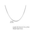 Herringbone Necklace Tarnish-Resistant Stainless Steel Waterproof Minimalist Layering Chain Jewelry for Women