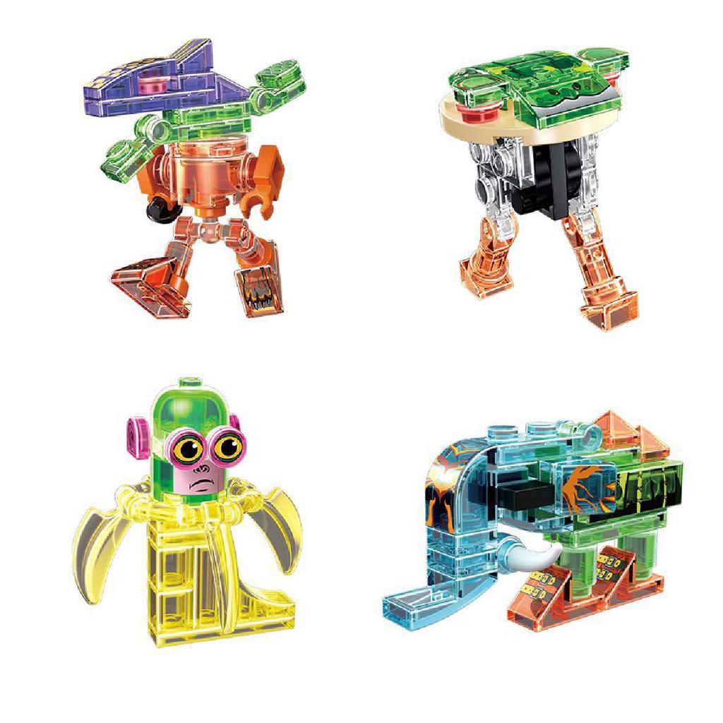 NEW Cute Style Tralalelo Tralala Figure Block Toy Tungtungtung Italian Brainrot Al Tralalero Tralala Building Blocks Blind Box