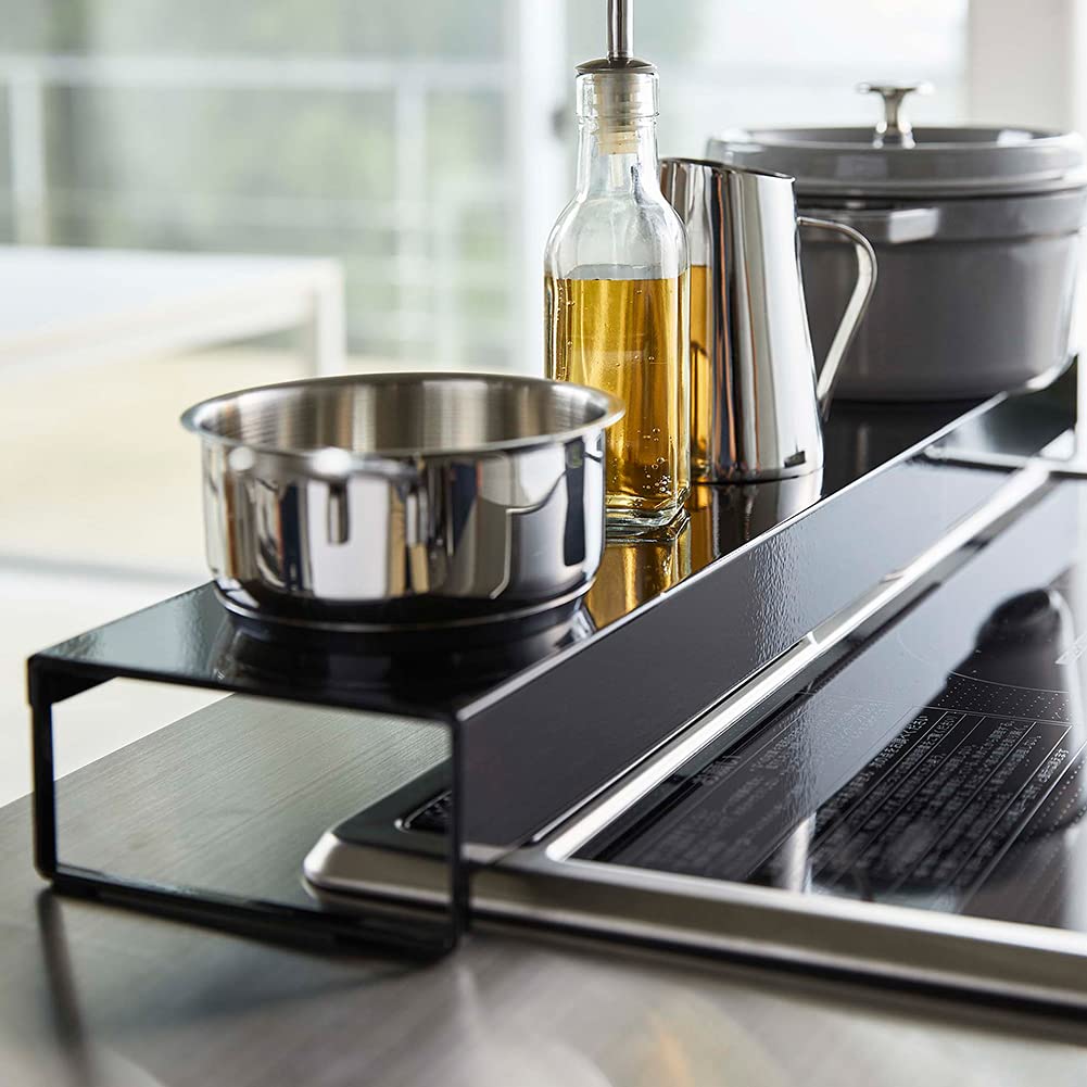 Yamazaki 5249 Tiefe breit mit Regalen Teleskop Abluftöffnung Abdeckung schwarz ca.. B46 – 82 x T14 x H6,7 cm Turm Turmbreite Ca.