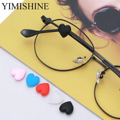 5 Pairs Soft Silicone Anti-slip Grip For Eyeglasses Temple Tips Ear Hook Eyewear Accessories