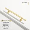 French Modern Gold Zinc Alloy Cabinet Handle